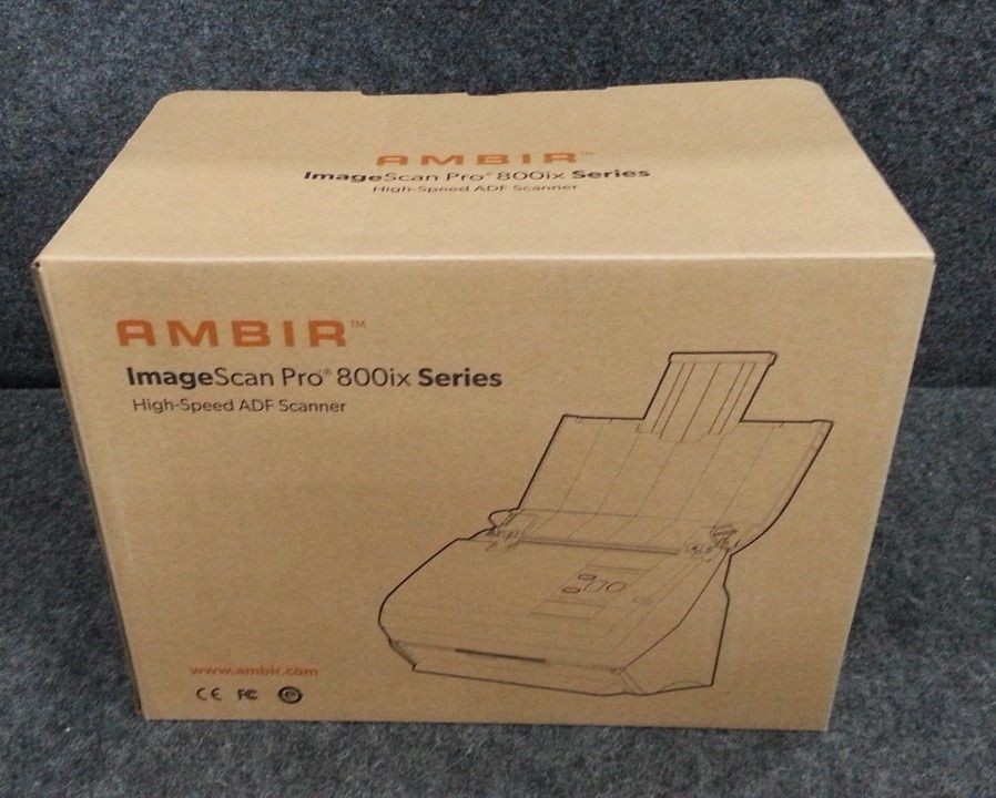 Ambir ImageScan Pro 820ix-BCS 20ppm High Speed ADF Scanner for Windows PC