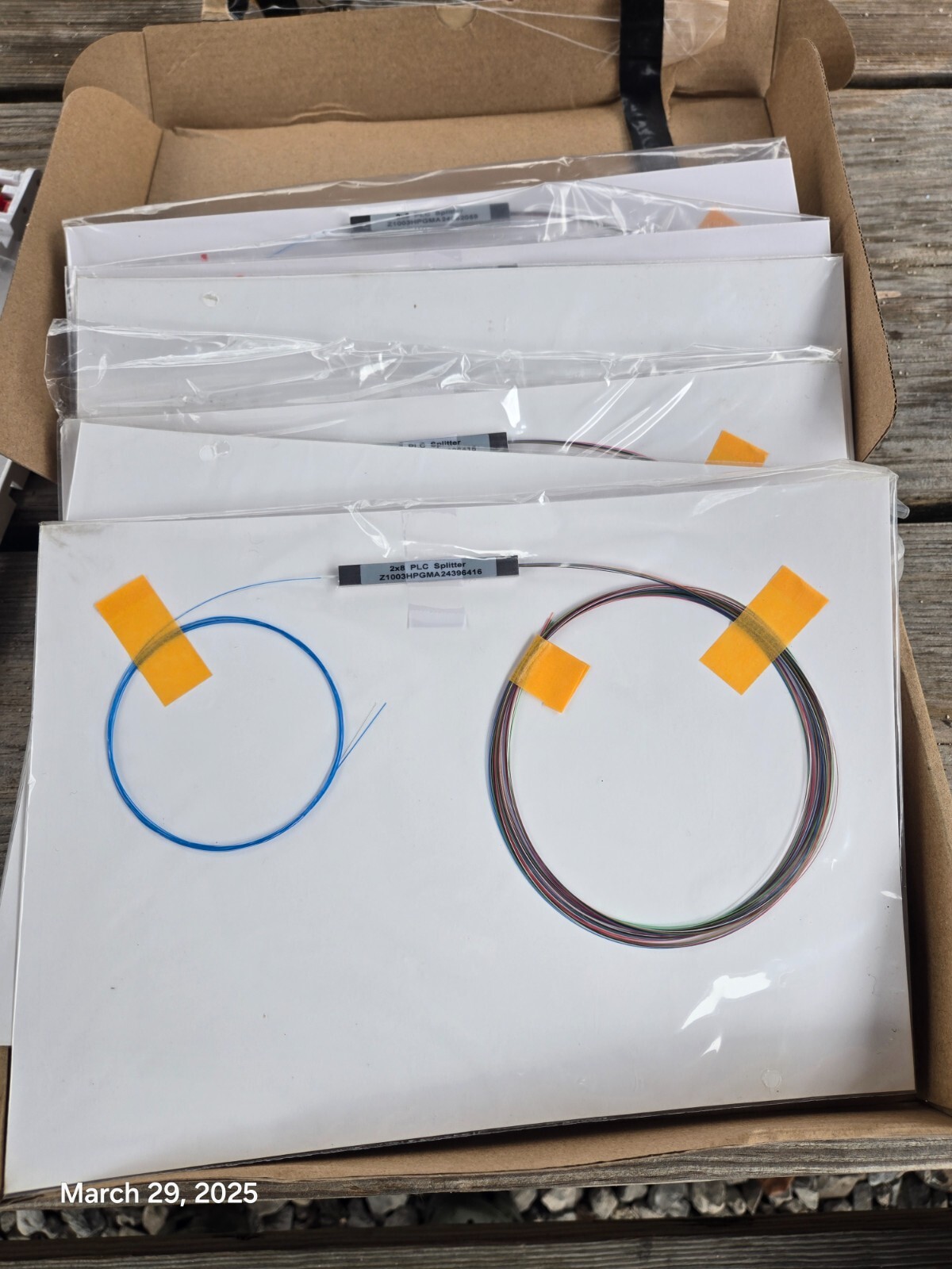 2 x 8 PLC splitter (Lot of 8 units)