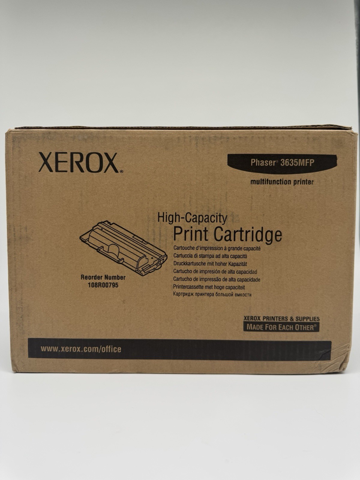 New Genuine Xerox Phaser 3635MFP 108R00795 High-Capacity Print Cartridge