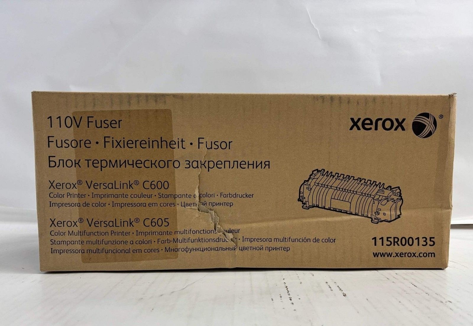 Cosmetic Genuine Xerox VersaLink C600, C605 Fuser Unit 115R00135, For parts