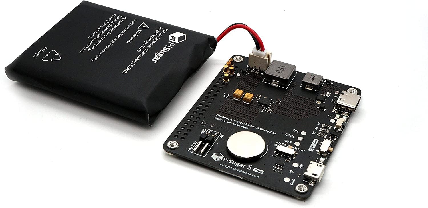 Pisugar S Portable 5000 mAh UPS Lithium Battery Power Module Power Supply for...