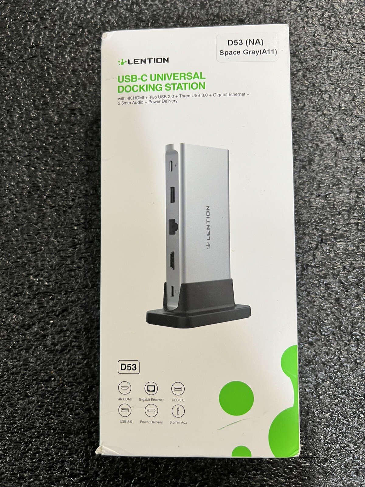 LENTION USB C Docking Station with 100W PD, 4K HDMI, Gigabit Ethernet(CB-D53)