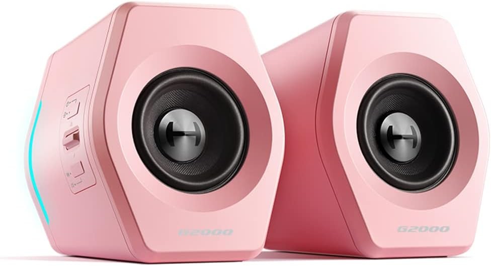 Edifier G2000 32W PC Computer Speakers for Gaming Desktop Laptop Mac Pink 