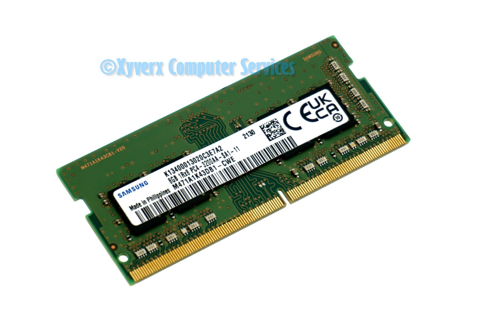 M471A1K43DB1-CWE OEM SAMSUNG LAPTOP MEMORY 8GB 1RX8 PC4-3200AA-SA1-11 (CA612)