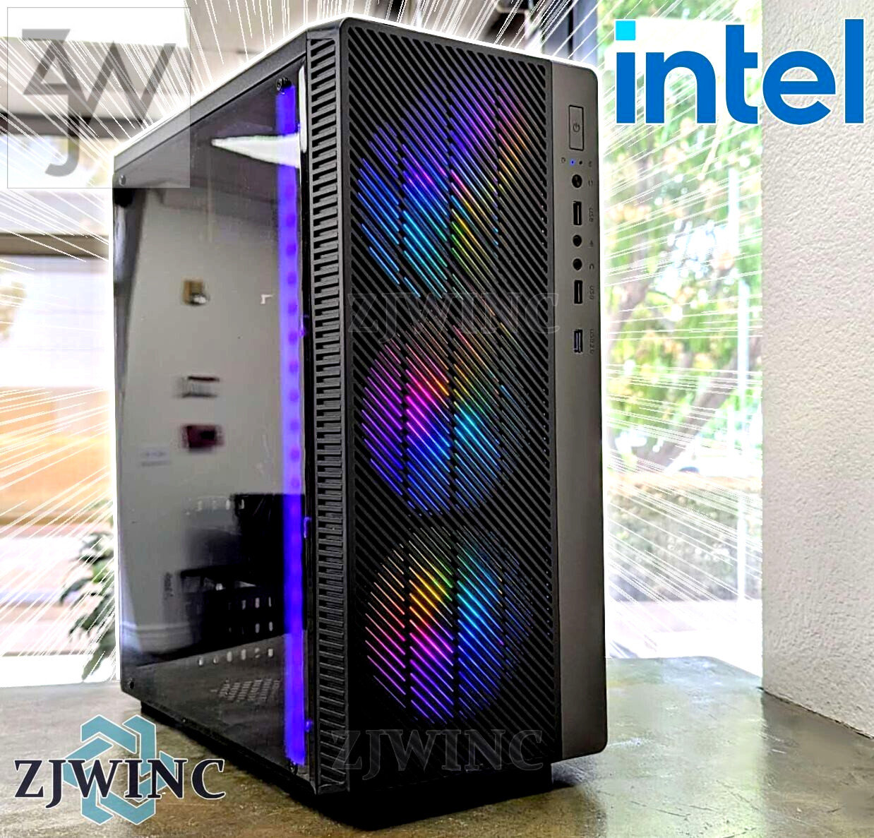 Liquid Cooled Gaming PC i7 E5 3.5GHz K620 16GB RAM 512GB SSD WiFi6 BT5 win11