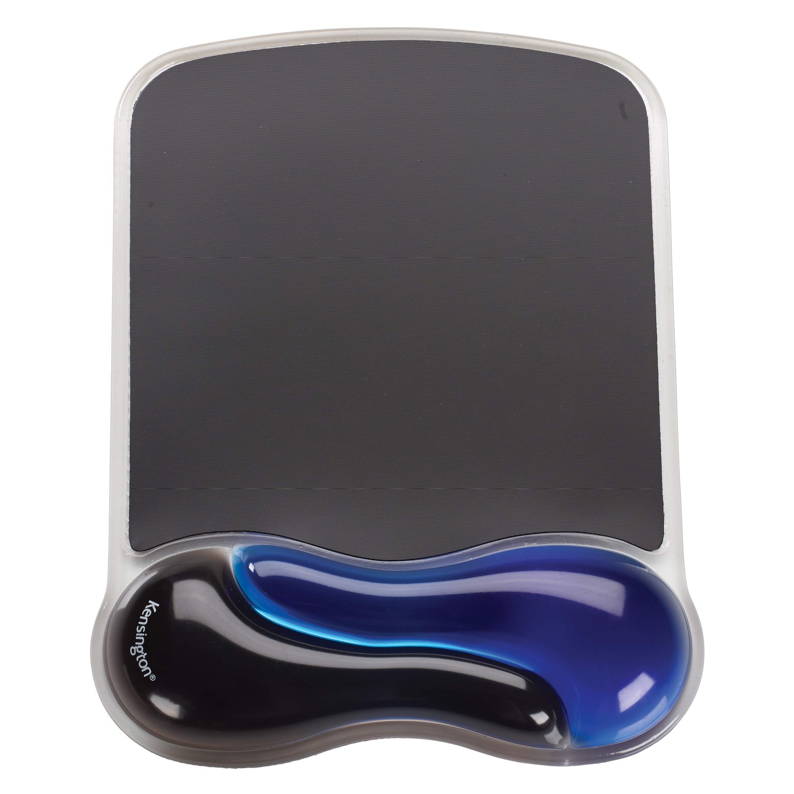 Kensington Duo Gel Mouse Pad with Wrist Rest, 9.6L x 7.6W inches, Blue