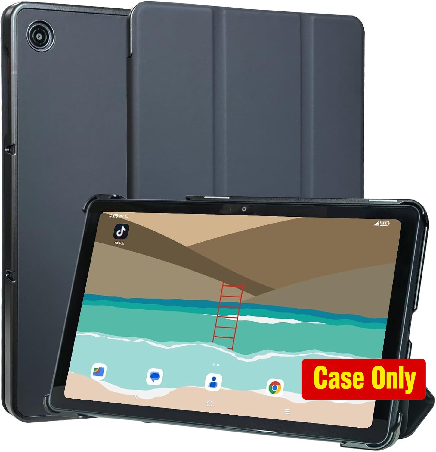 Case for T-Mobile Revvl Tab 2 10.1" (2025 Release), Ultra Slim Tri-Fold Stand Co
