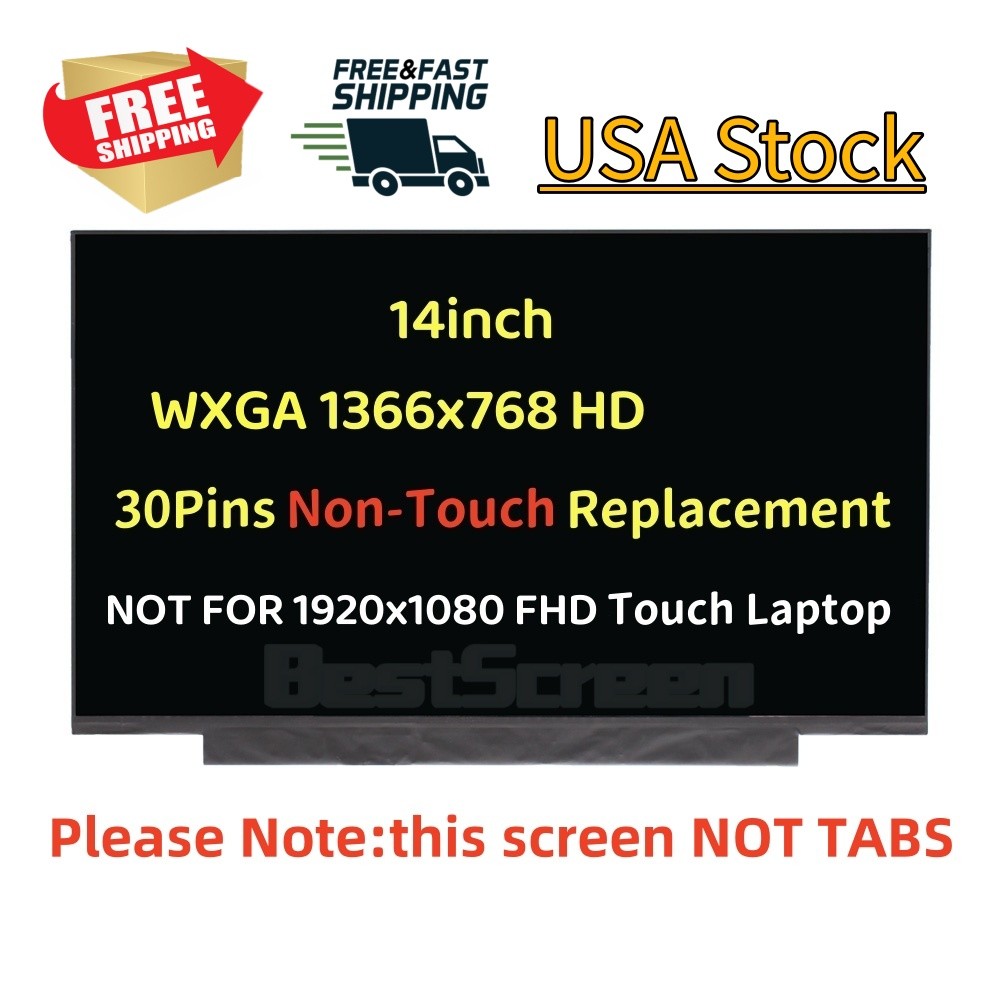 HP 14-DQ0760DX 14-DQ0761DX 14-DQ0762DX 14-DQ0703DX 14.0" LED LCD Screen HD WXGA