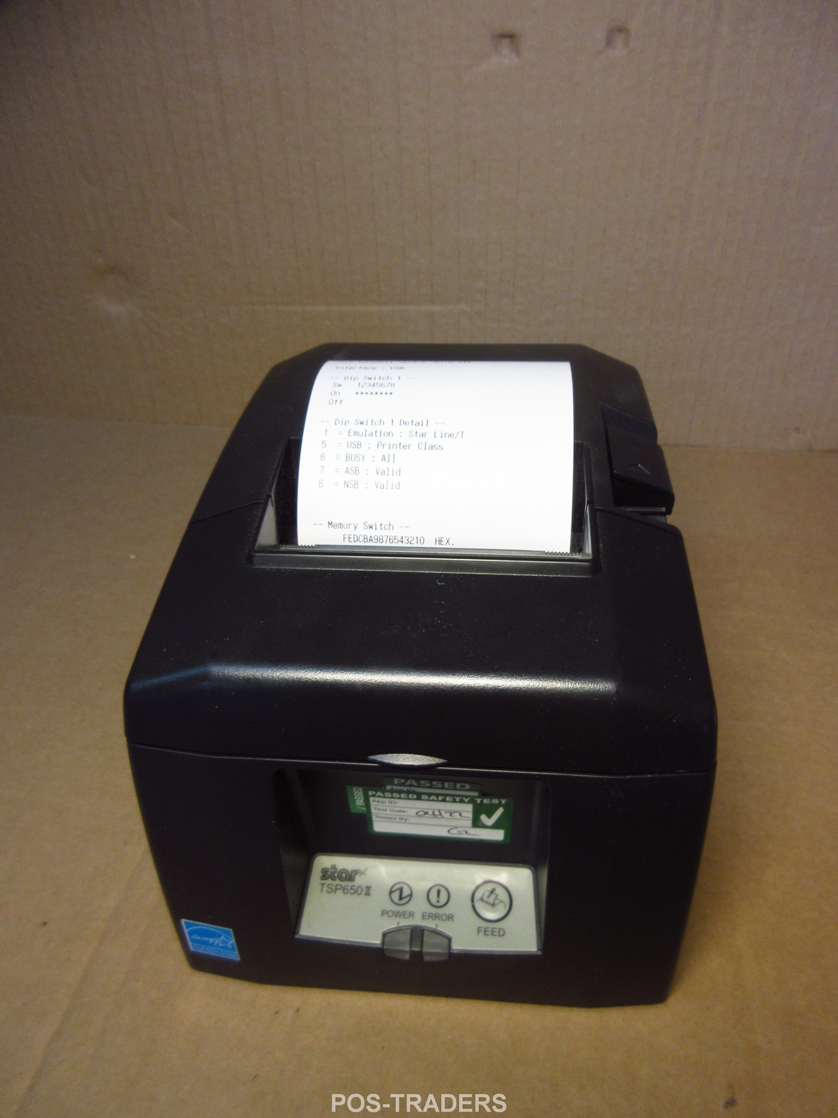 STAR TSP650II 654IIU USB Thermal Receipt Ticket POS Printer Black TESTED OK+ PSU