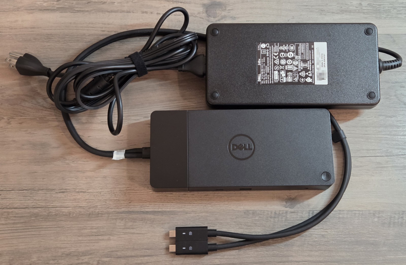 Dell WD19DC Performance Dock Dual USB-C 240W Adapter K20A001 Tested