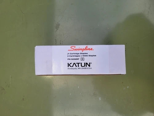 NEW IN BOX 023297 Compatible for KATUN FOR SWINGLINE J1 3 CARTRIDGE STAPLES