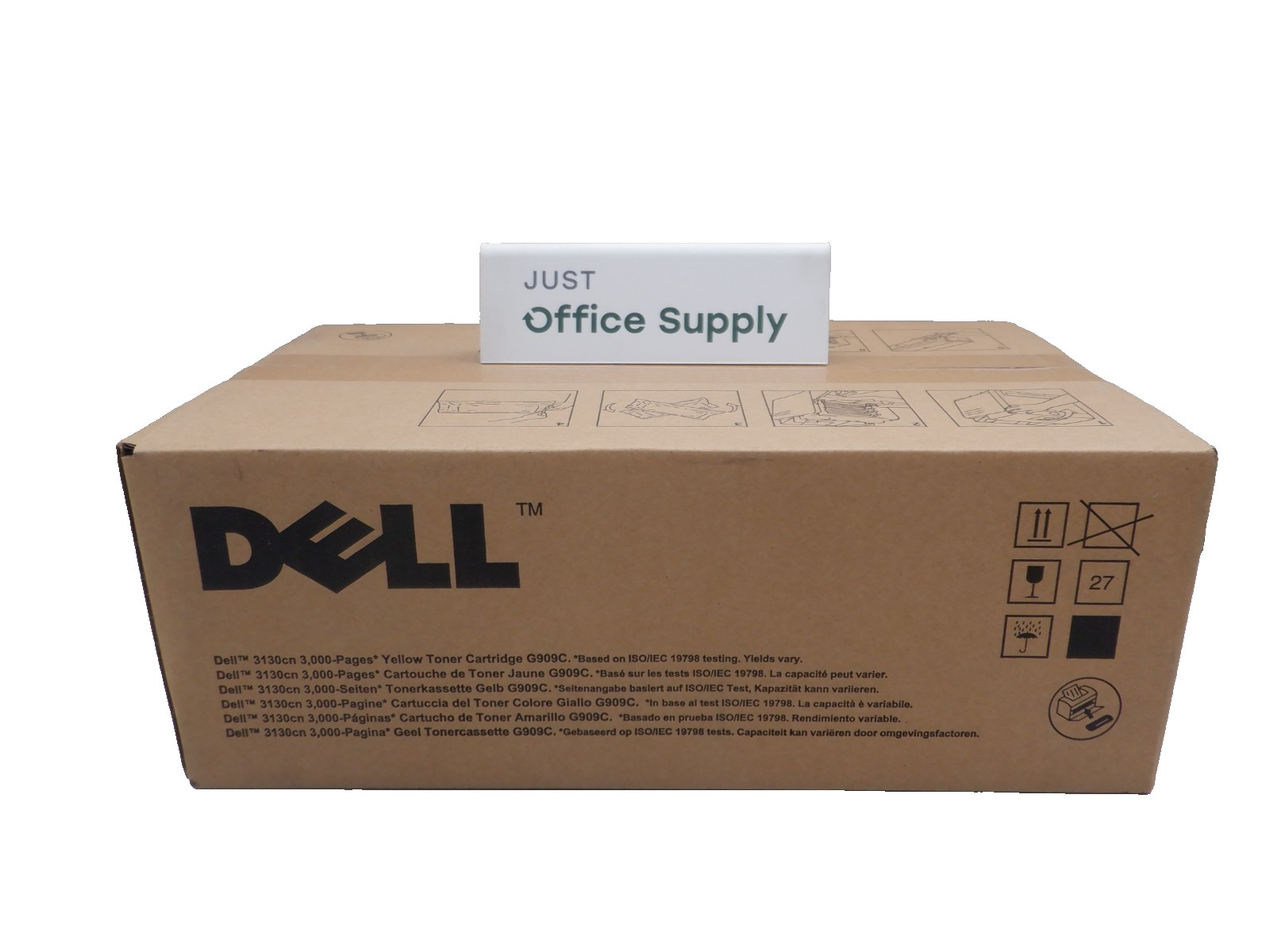 Genuine Dell 3130cn 3000 P. G909C Yellow  Toner Cartridge  D