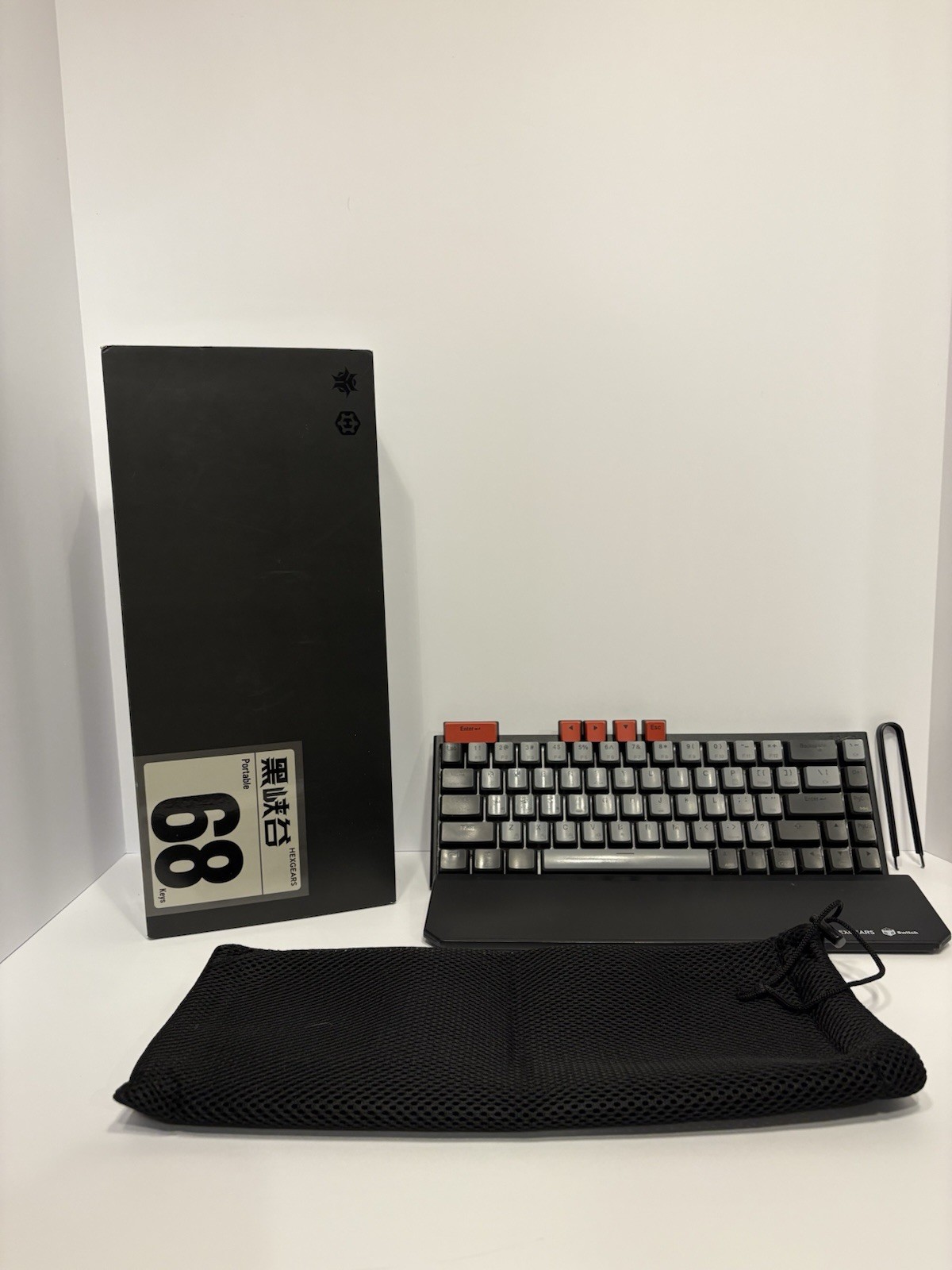 Hexgears X-1 pro 3 modeMechanical Keyboard Black RGB Bluetooth USB-C