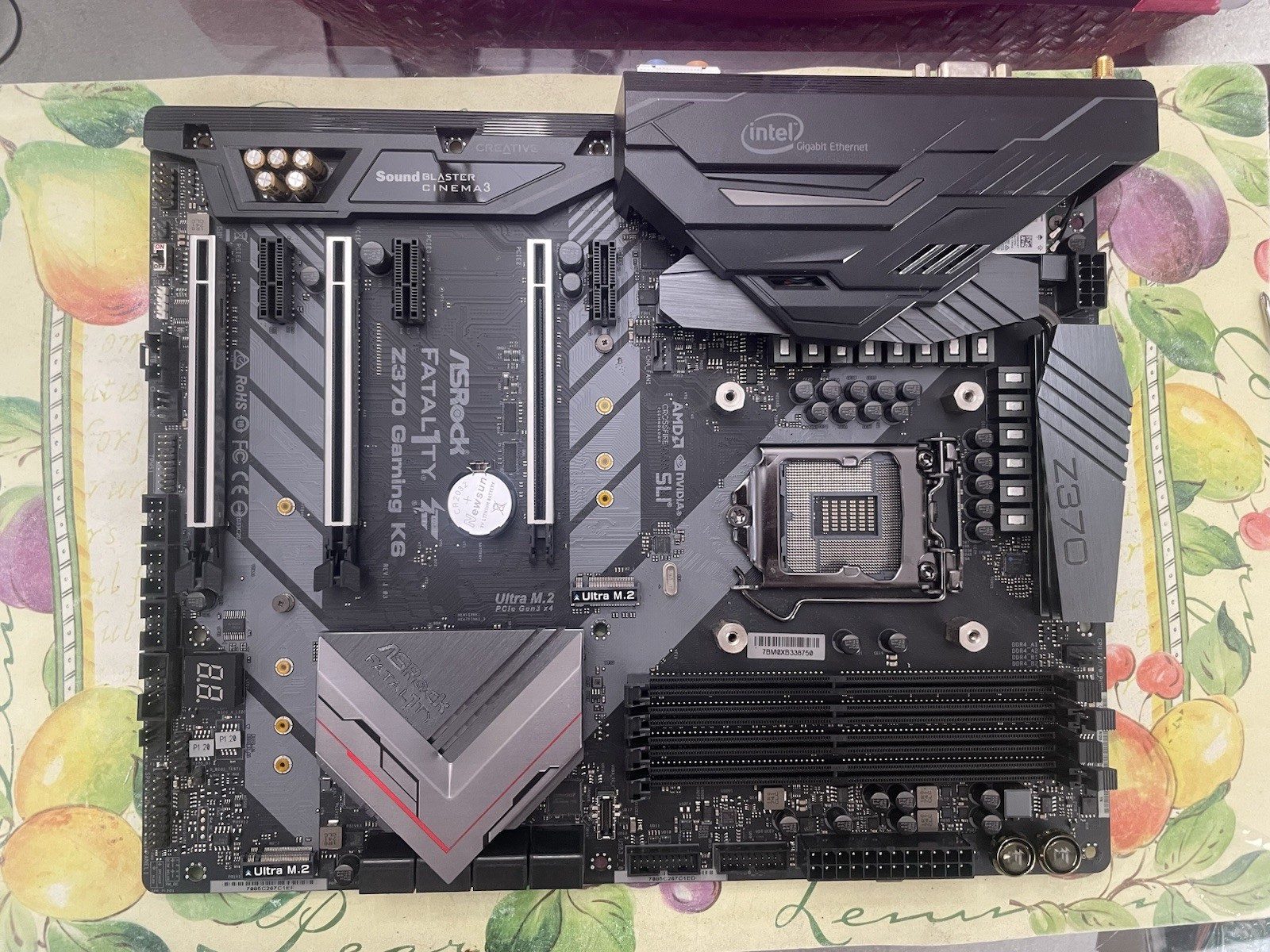 ASRock Fatal1ty Z370 Gaming K6 LGA 1151 DDR4 Motherboard Tested And Working