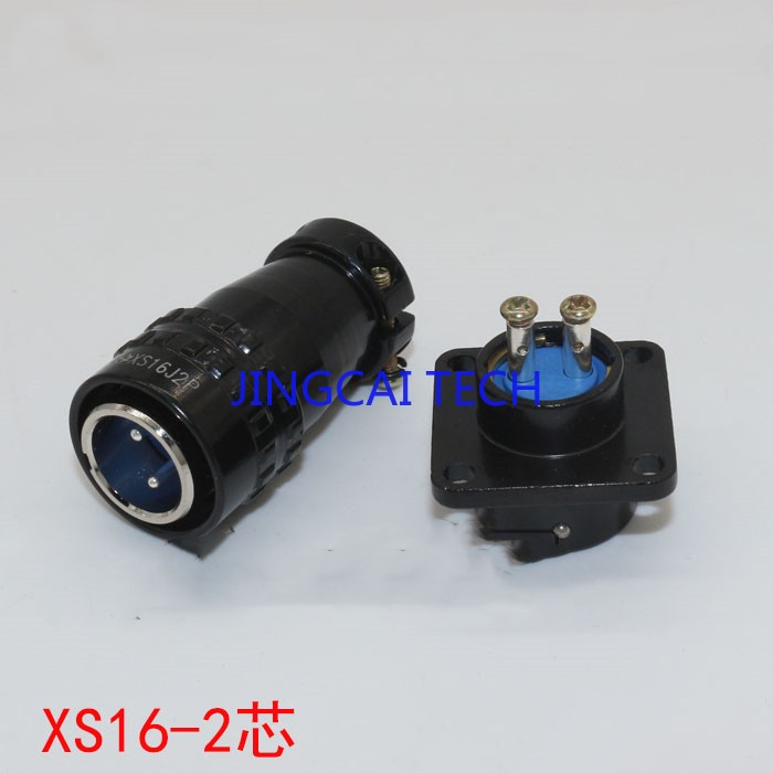 5pcs Thermocouple Aviation Plug Socket Connector  Compression XS16J2P XS16K2A