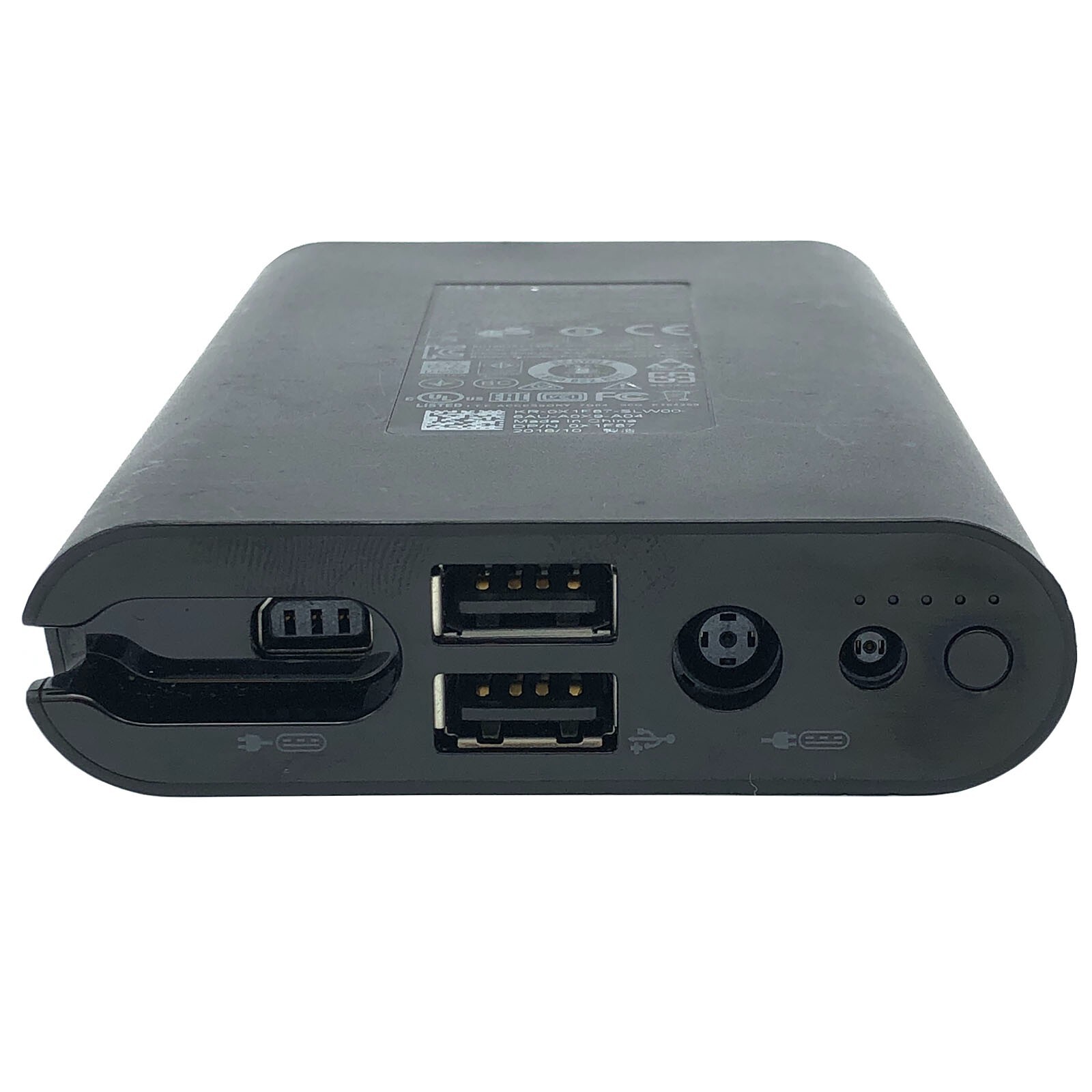 Dell Power Bank 12000 mAh PW7015M 45W Laptop Charger 7.4mm 4.5mm USB-A no Cables