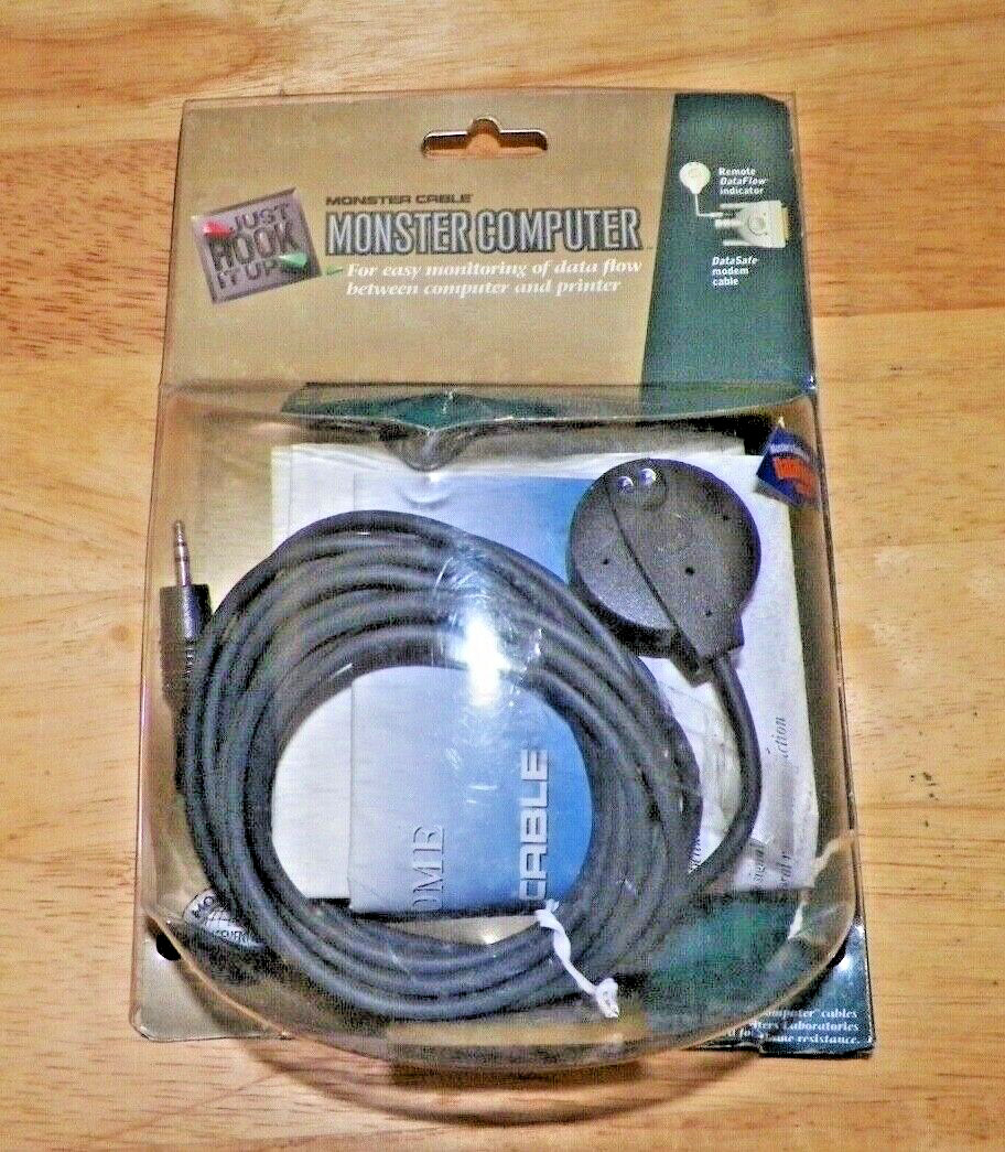 MONSTER CABLE / MONSTER COMPUTER REMOTE DATAFLOW INDICATOR - DataSafe - NOS