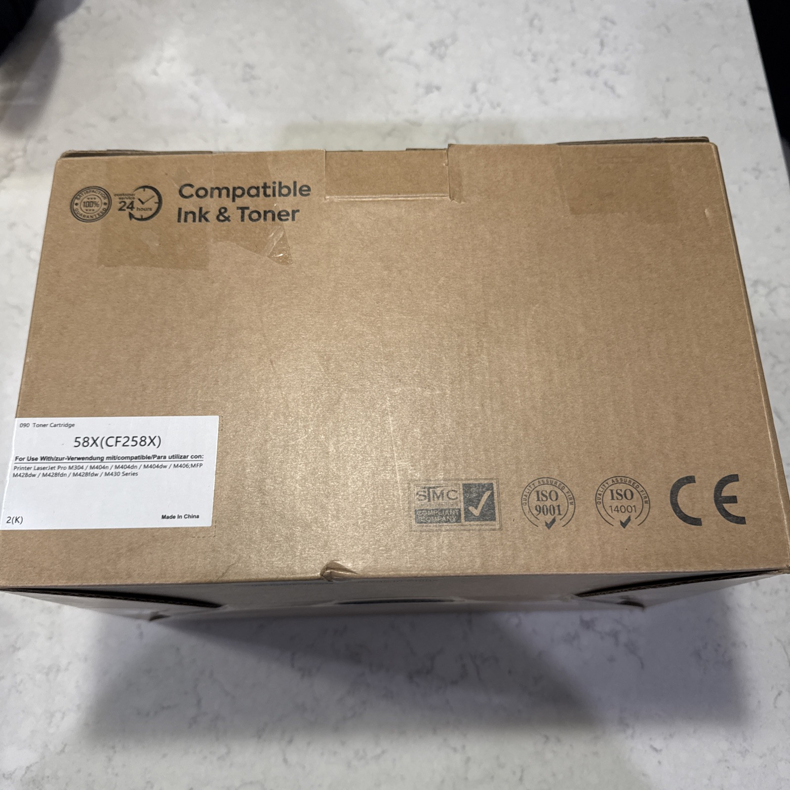 58X CF258X CF258A WITH CHIP Toner for HP Laserjet MFP All work