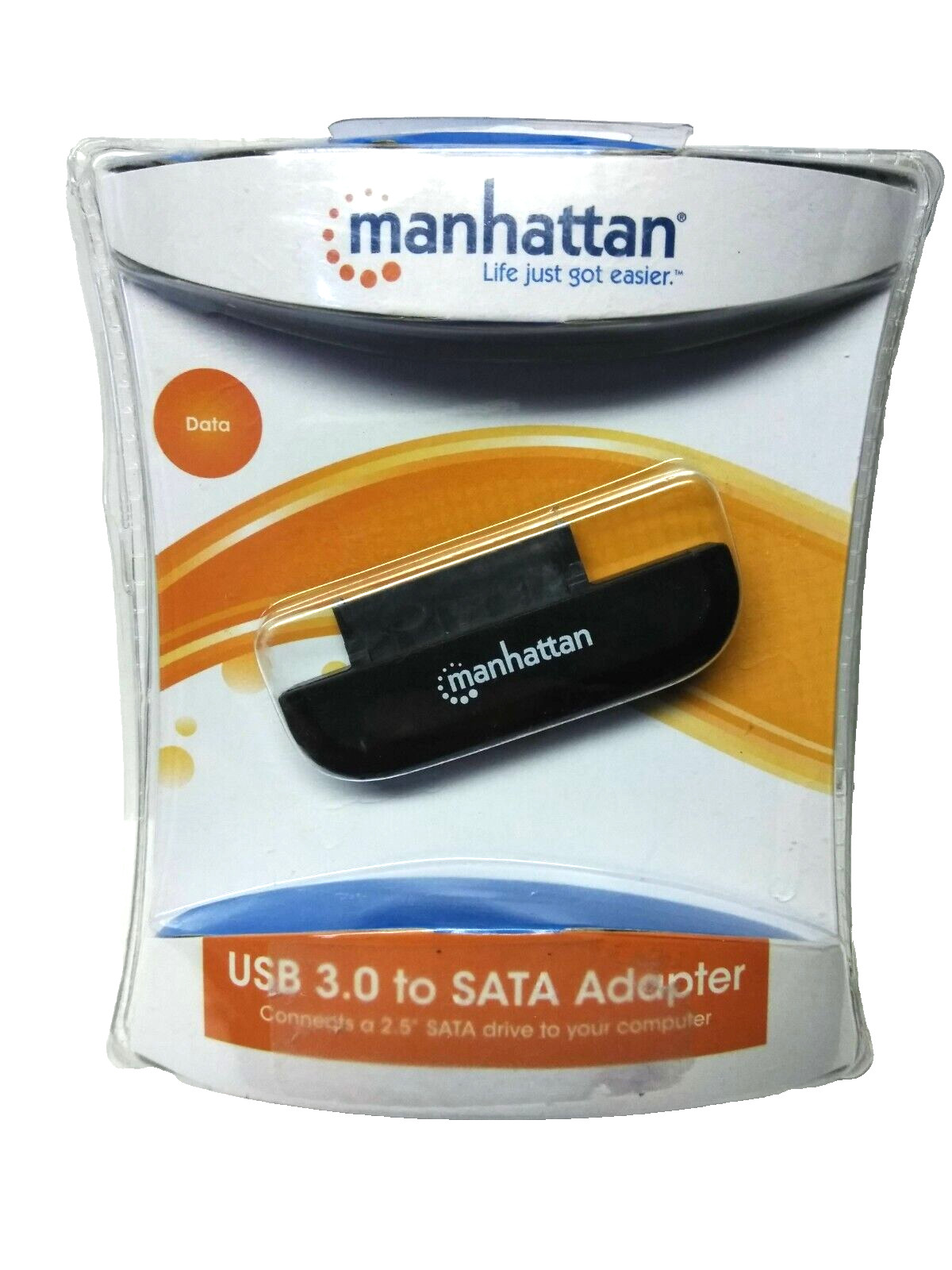 New Sealed Manhattan USB 3.0 To 2.5 Sata Hard Drive Adapter