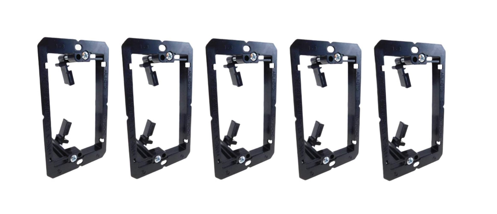 (5 PACK) ARLINGTON LV1 1 Gang Old Work Mounting Bracket - low voltage (PC#LY-022