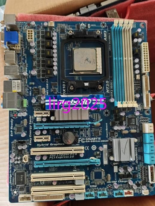 1pc used Gigabyte board GA－880GA－UD3H