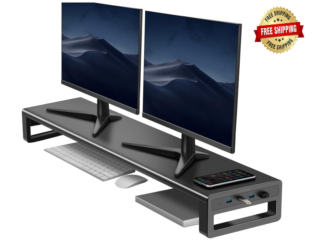 Soporte para monitor de computadora, soporte para monitor de escritorio con altu