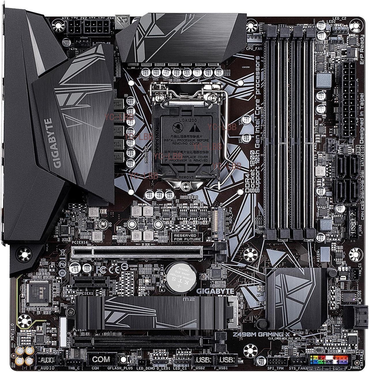 GIGABYTE Z490M GAMING X LGA 1200 Intel Z490 Micro-ATX Motherboard
