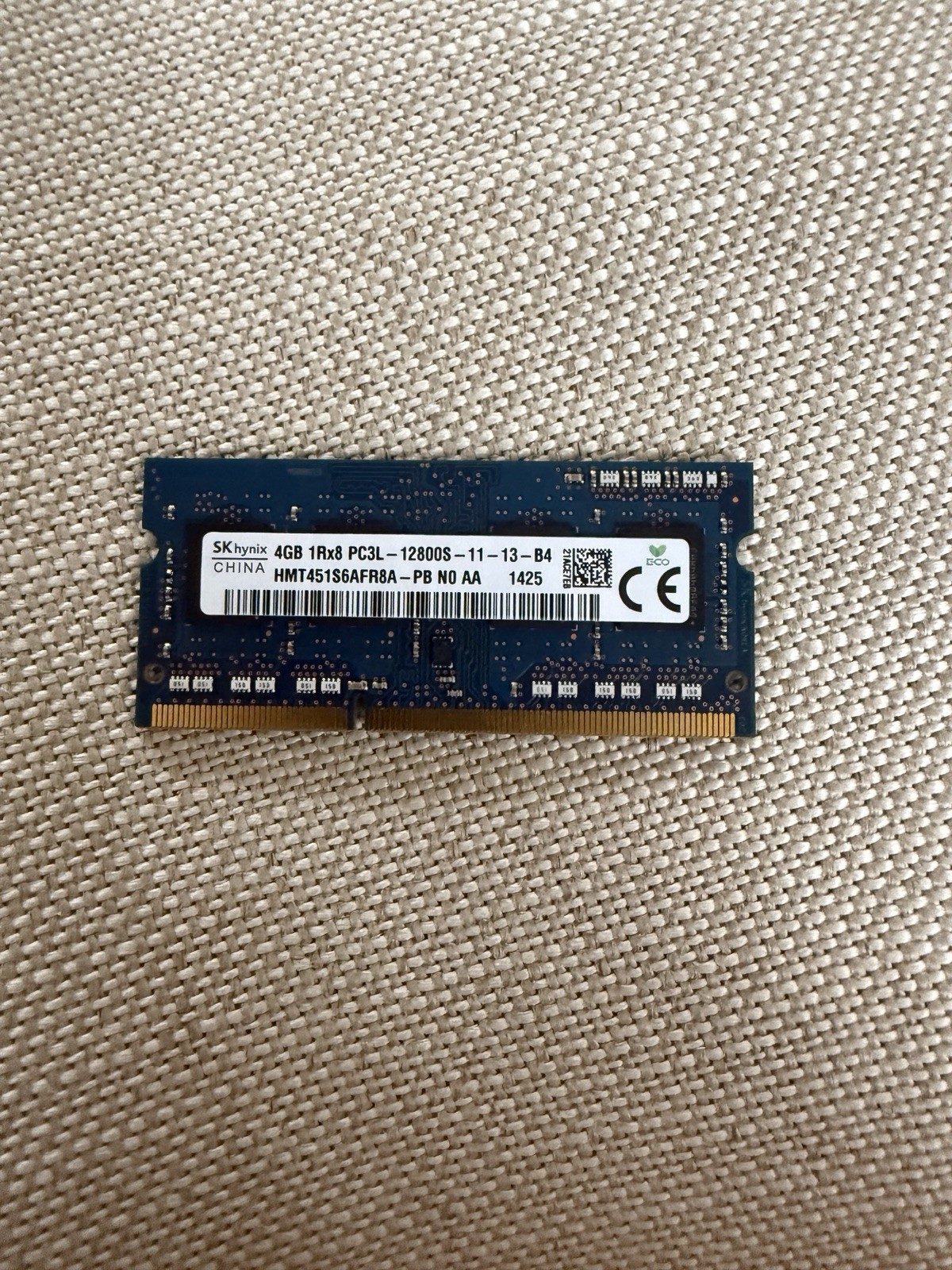SK Hynix 4GB 1Rx8 PC3L-12800S-11-13-B4 HMT451S6AFR8A PB NO AA RAM