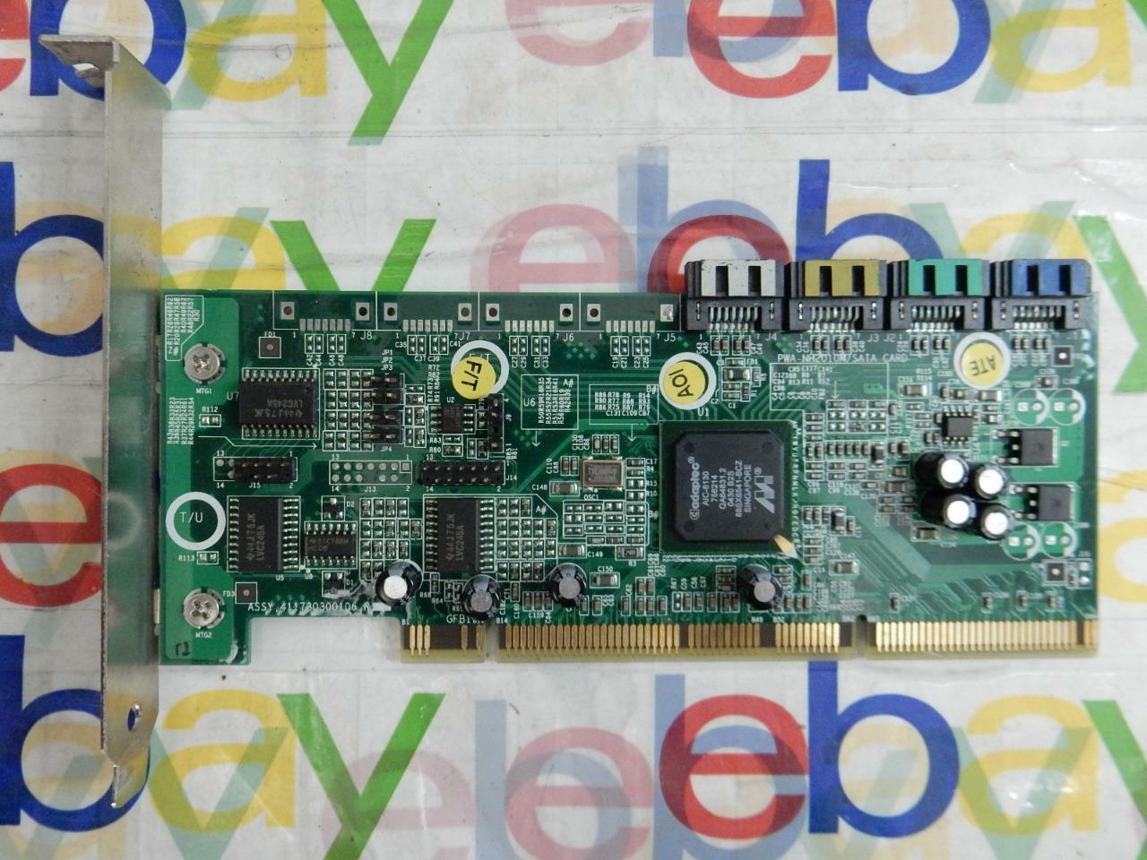 HP Adaptec AIC-8130 370901-001 373013-001 4 Port Sata RAID Controller PCI-X