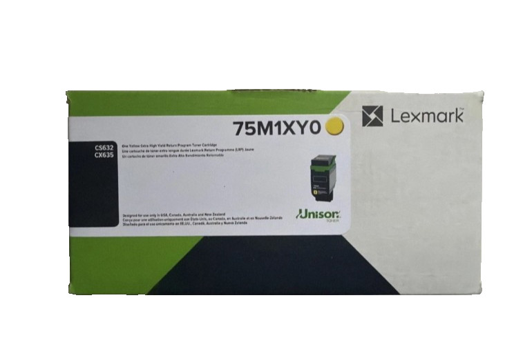 Genuine Lexmark 75M1XY0 Yellow Extra High Yield Return Program Toner Cartridge