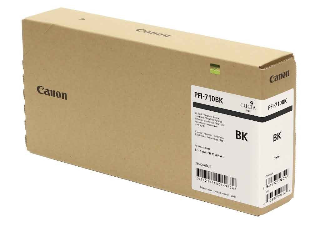 Canon Ink PFI-710BK Black PFI710BK Cartridge - Open Box