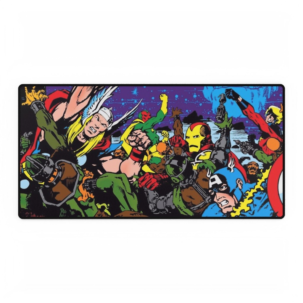 Marvel Superheroes Avengers Classic Comic Book Action Mouse Pad Desk Mats