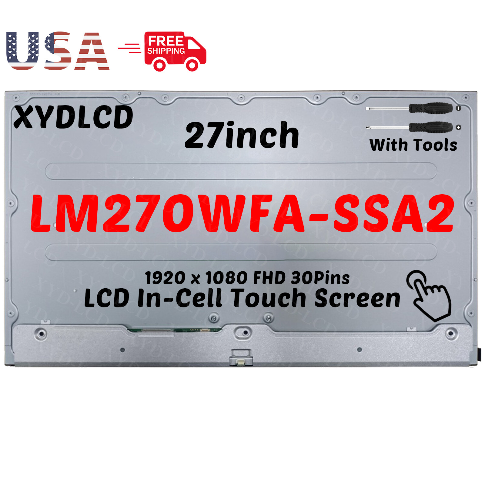 27in for Lenovo IdeaCentre AIO 3-27IMB05 F0EY0072US LCD Touch Screen 5D10W33957