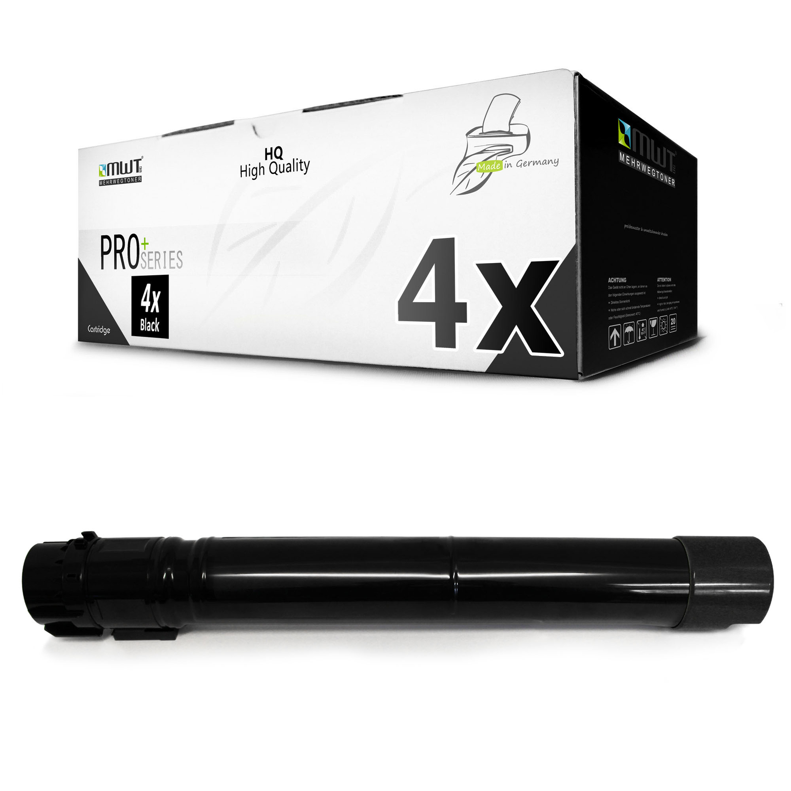 4x Toner for Lexmark C 950 like C950X2KG 0C950X2KG Black