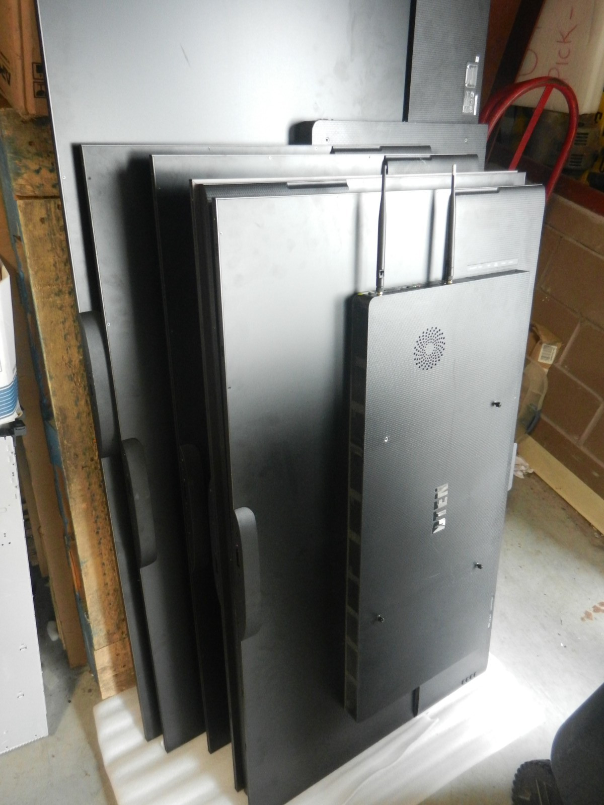 6X LOT - DTEN D7 DUAL + ON +  D7 BOARD,  Screens for PARTS/Repair - CONNECTICUT