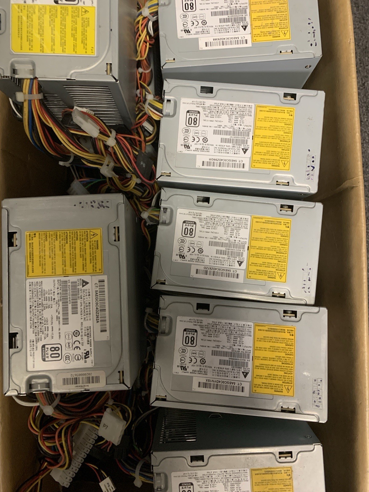 LOT of 7 x HP Z400 Workstation 475W Power Supply 468930-001, DPS-475CB-1