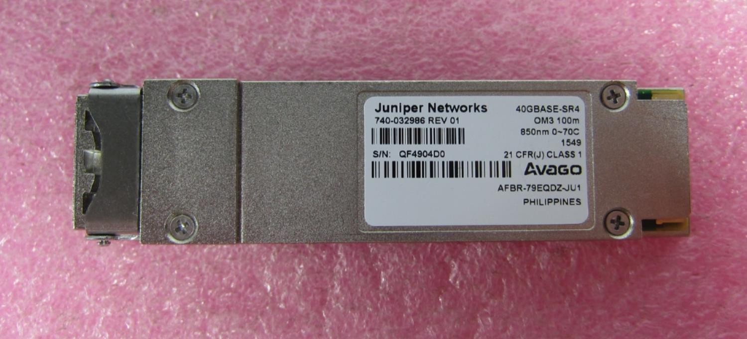 Juniper QFX-QSFP-40G-SR4 40GBase-SR4 QSFP+ 850nm 150m Transceiver