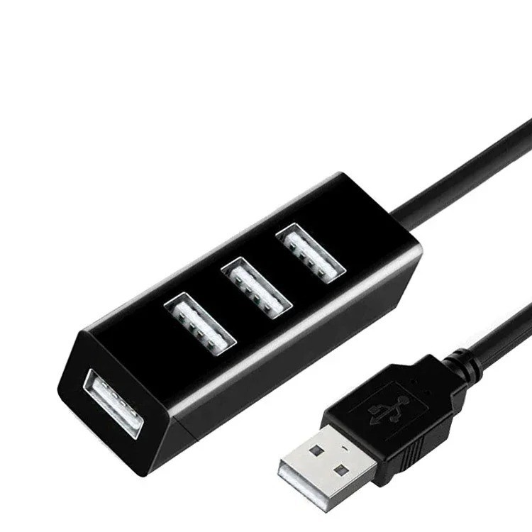 USB 2.0 4 Port Hub Splitter High Speed Multi Expander Adapter for PC Device