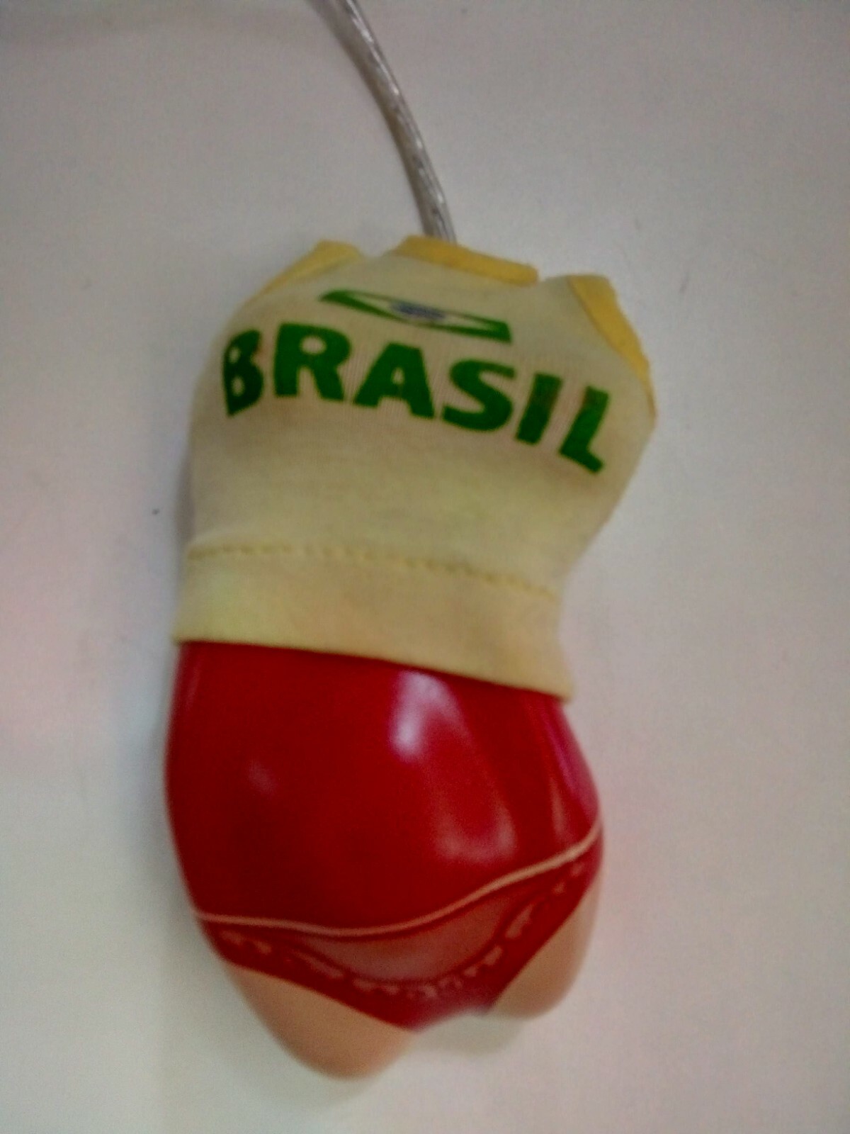 Pat Says Now Women's Shaped Mouse BRAZIL T-SHIRT (NEW)