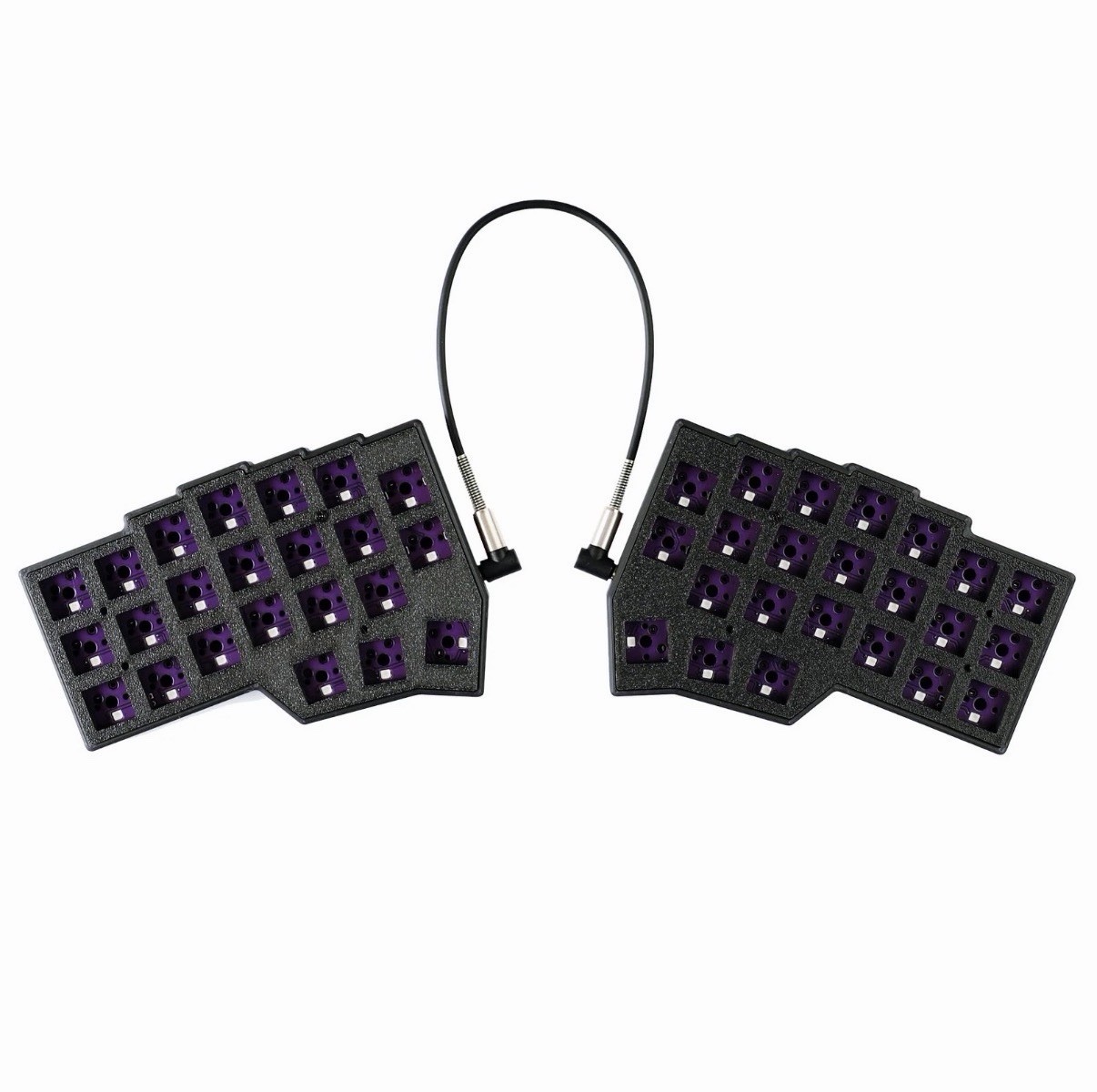 YMDK Split Keyboard Corne V4.1 46 Keys Ergonomic Wired Black 46 