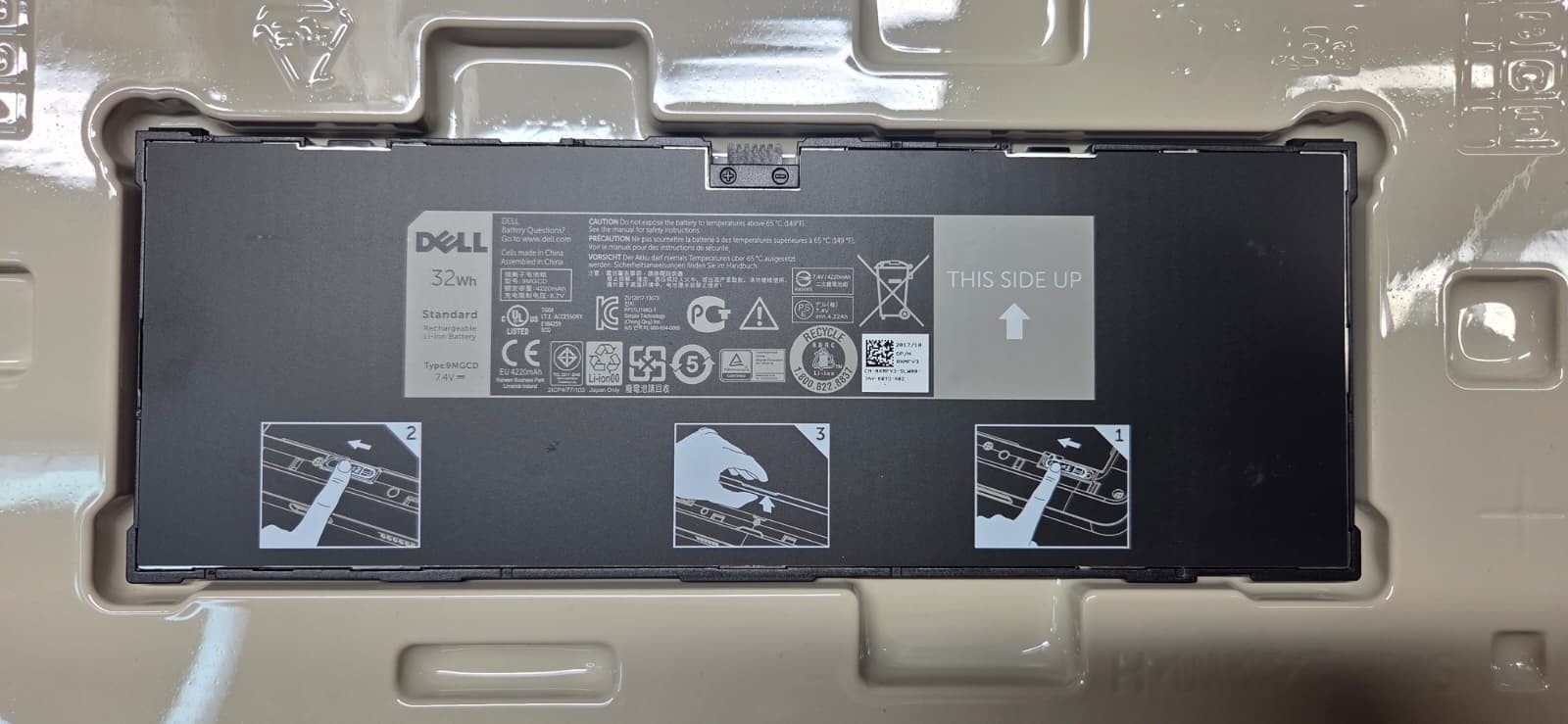 Genuine Dell Venue 11 Pro 5130 T06G 32Wh 7.4V Tablet Battery XMFY3 9MGCD