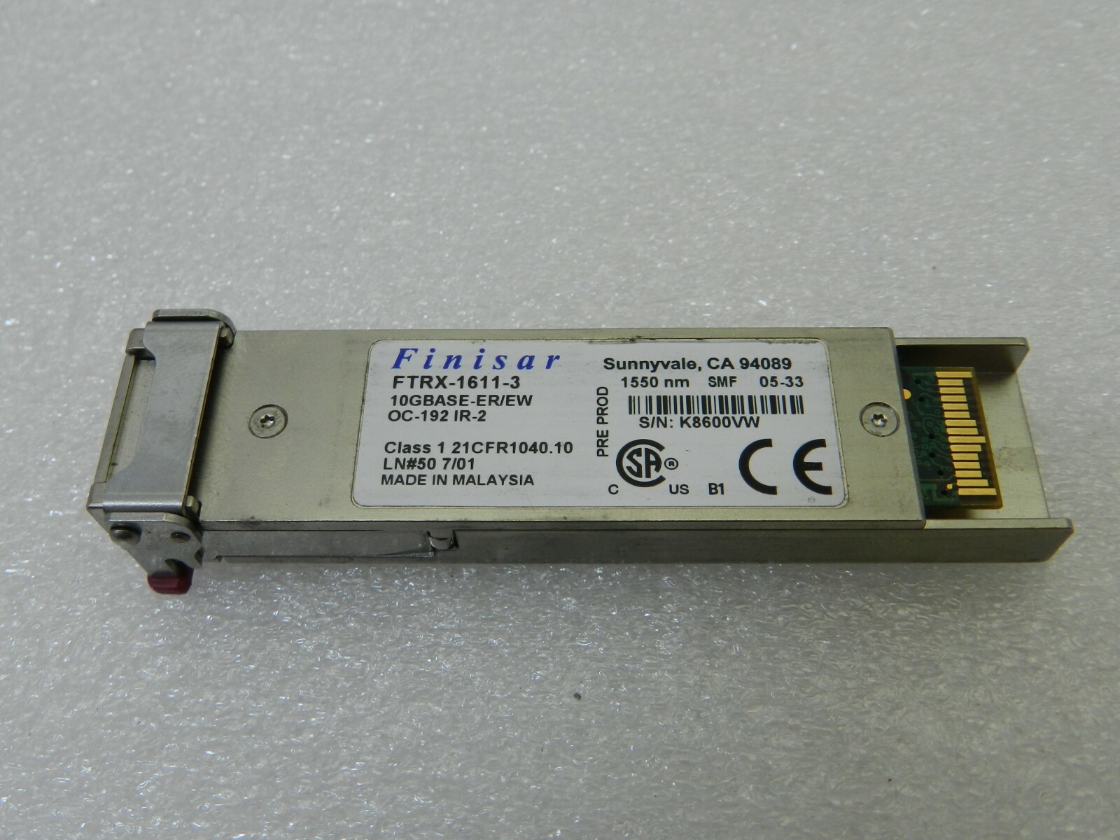 Finisar FTRX-1611-3 10GBase-ER/EW