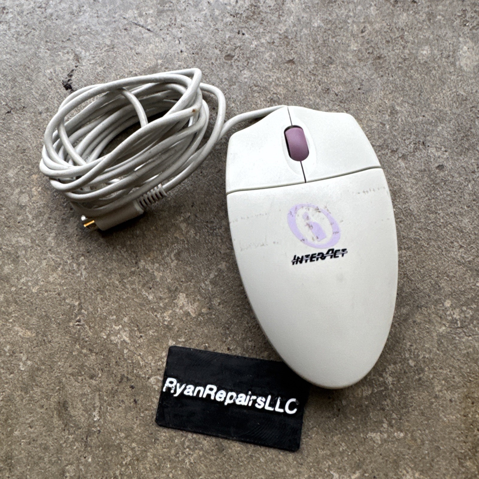 Vintage PC Mouse - InterAct MousePro W/Scroll Button