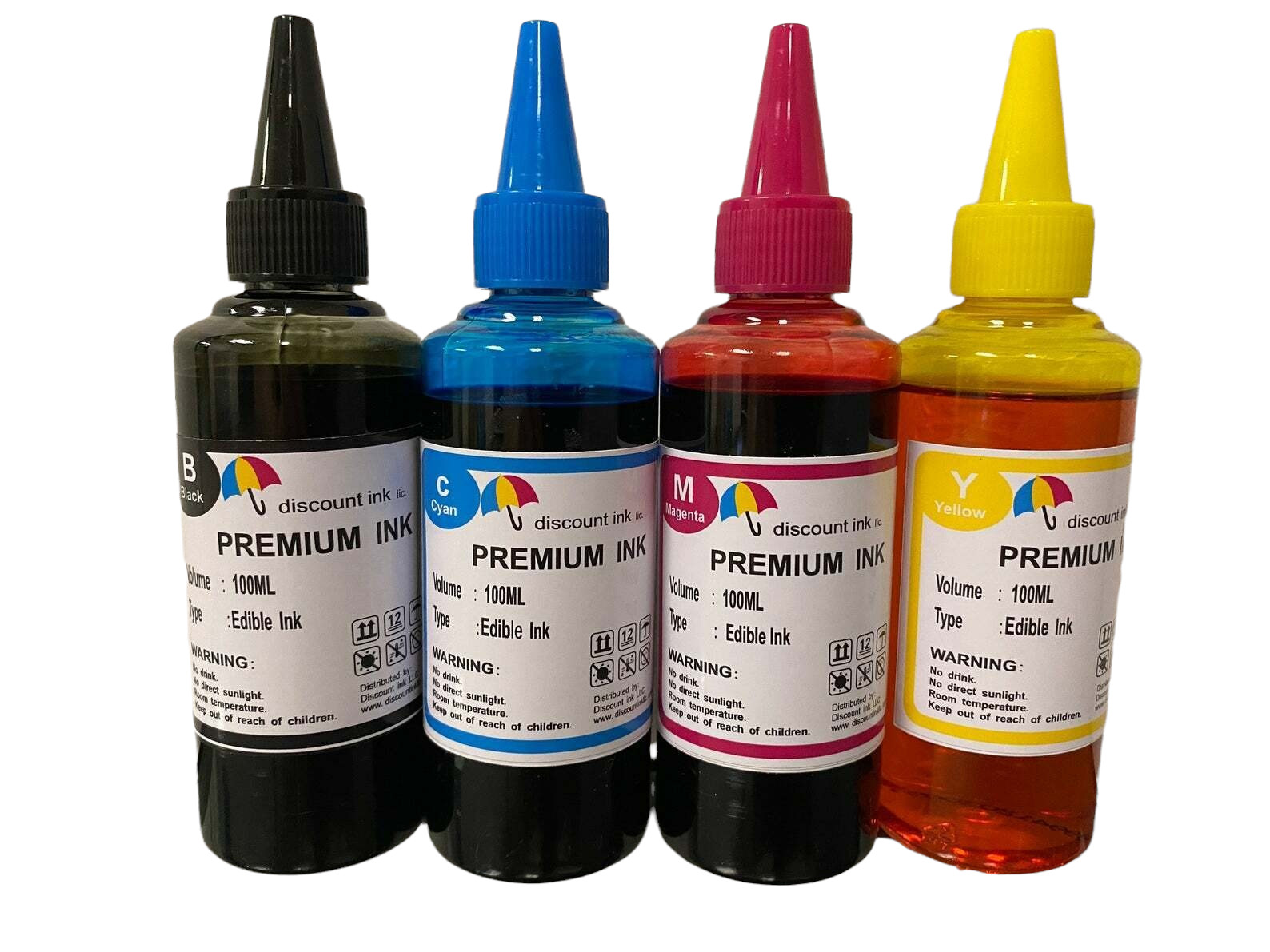 Edible Ink for Canon Printers 400ml Bottles Frosting Icing Wafer paper