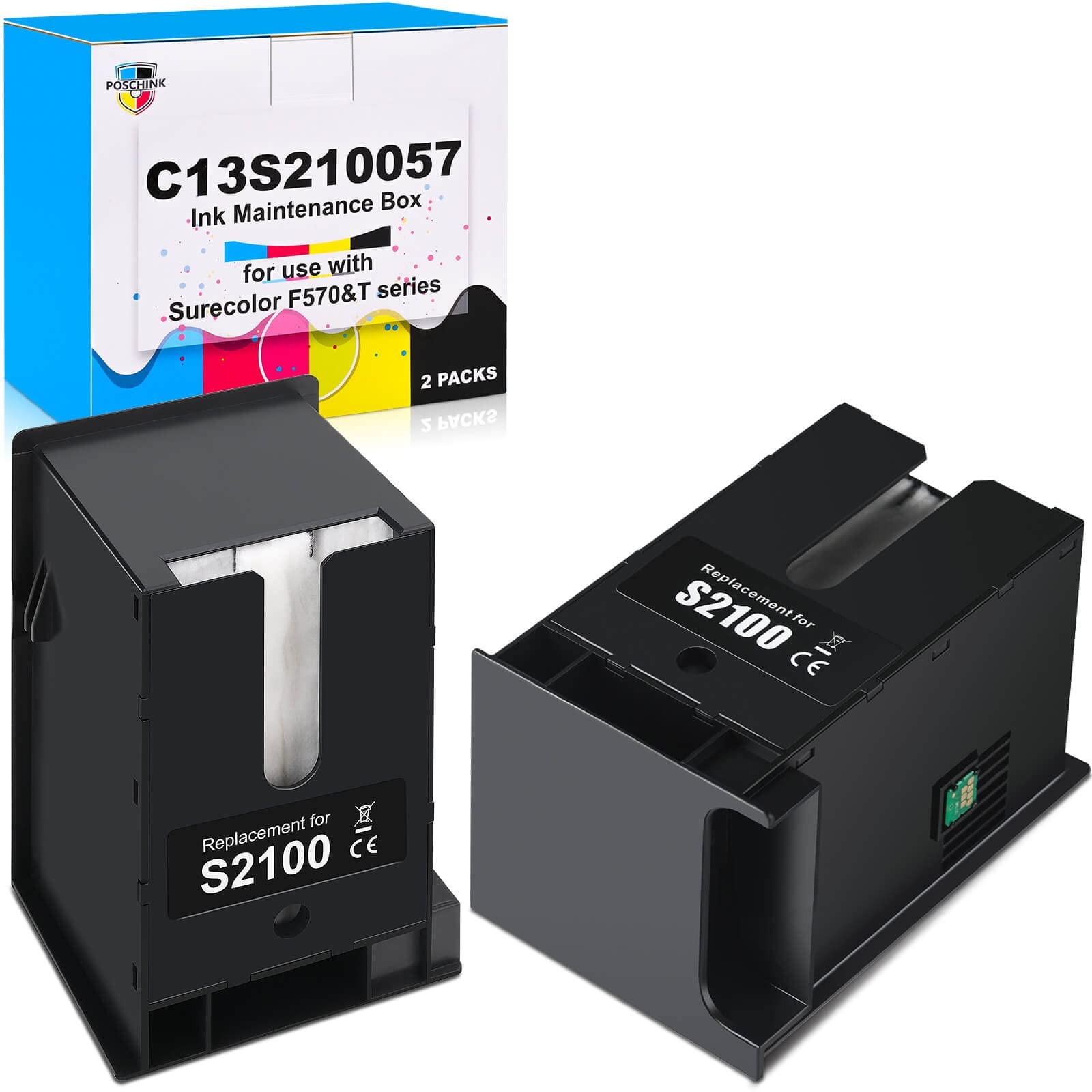 F570 Maintenance Box (C13S210057/SC13MB/S2100) for Surecolor SC-F570 / T3170 ...
