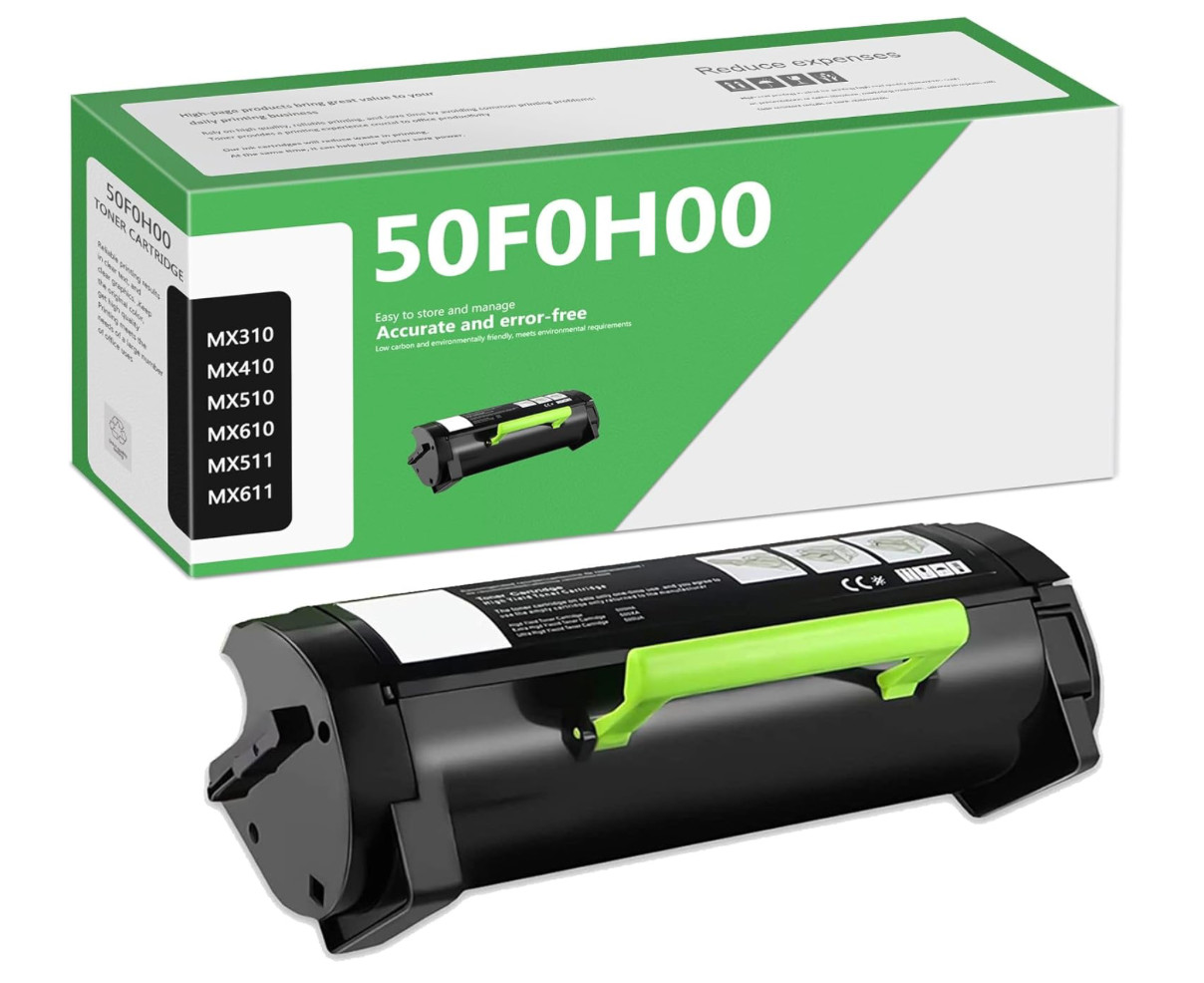 50F0H00 High-yield Black Toner Cartridge 1 Pack - Compatible with 601H 60F1H00 T