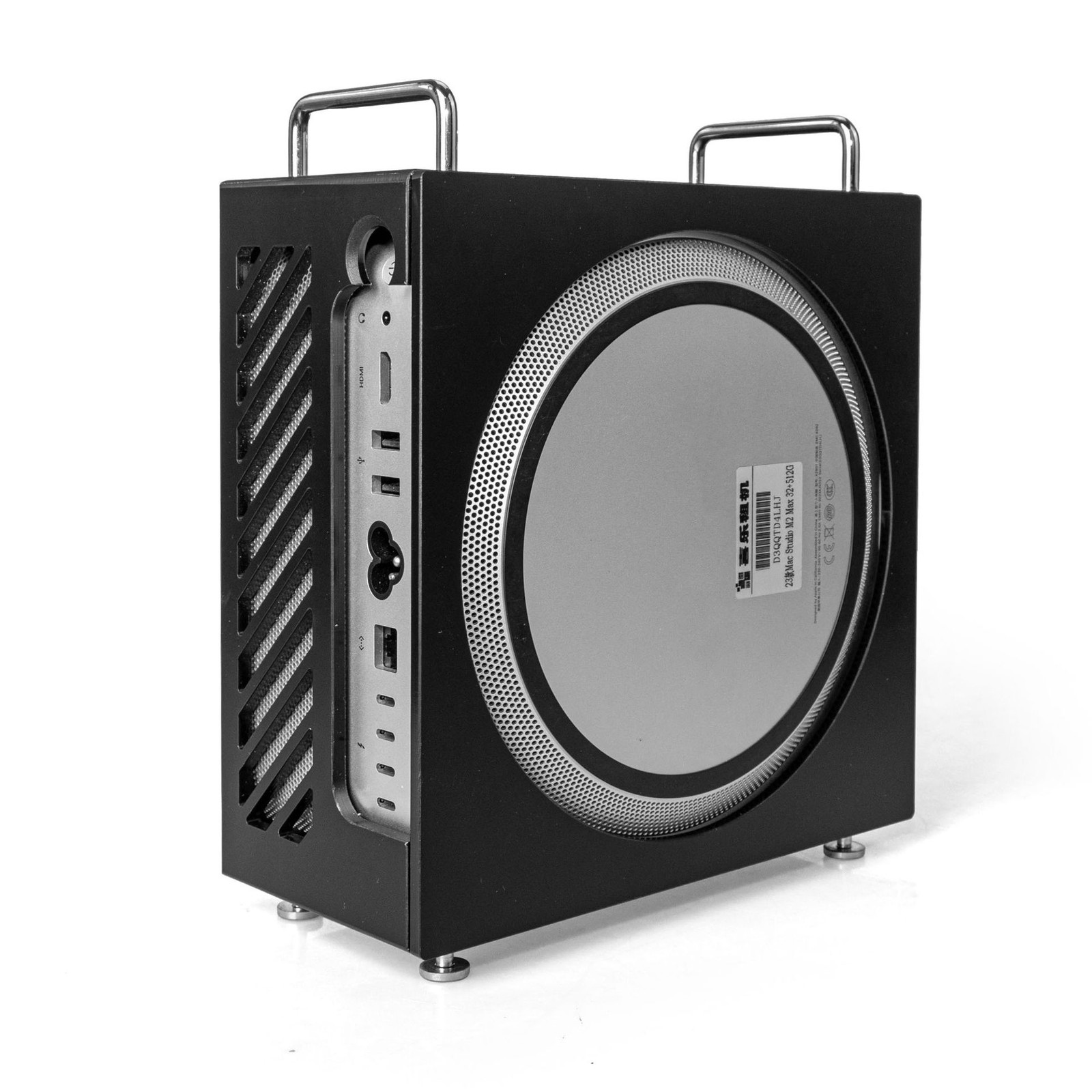Frosted Acrylic Vertical Stand Case for Mac Studio M1/M2/M4 Ultra with Full Port