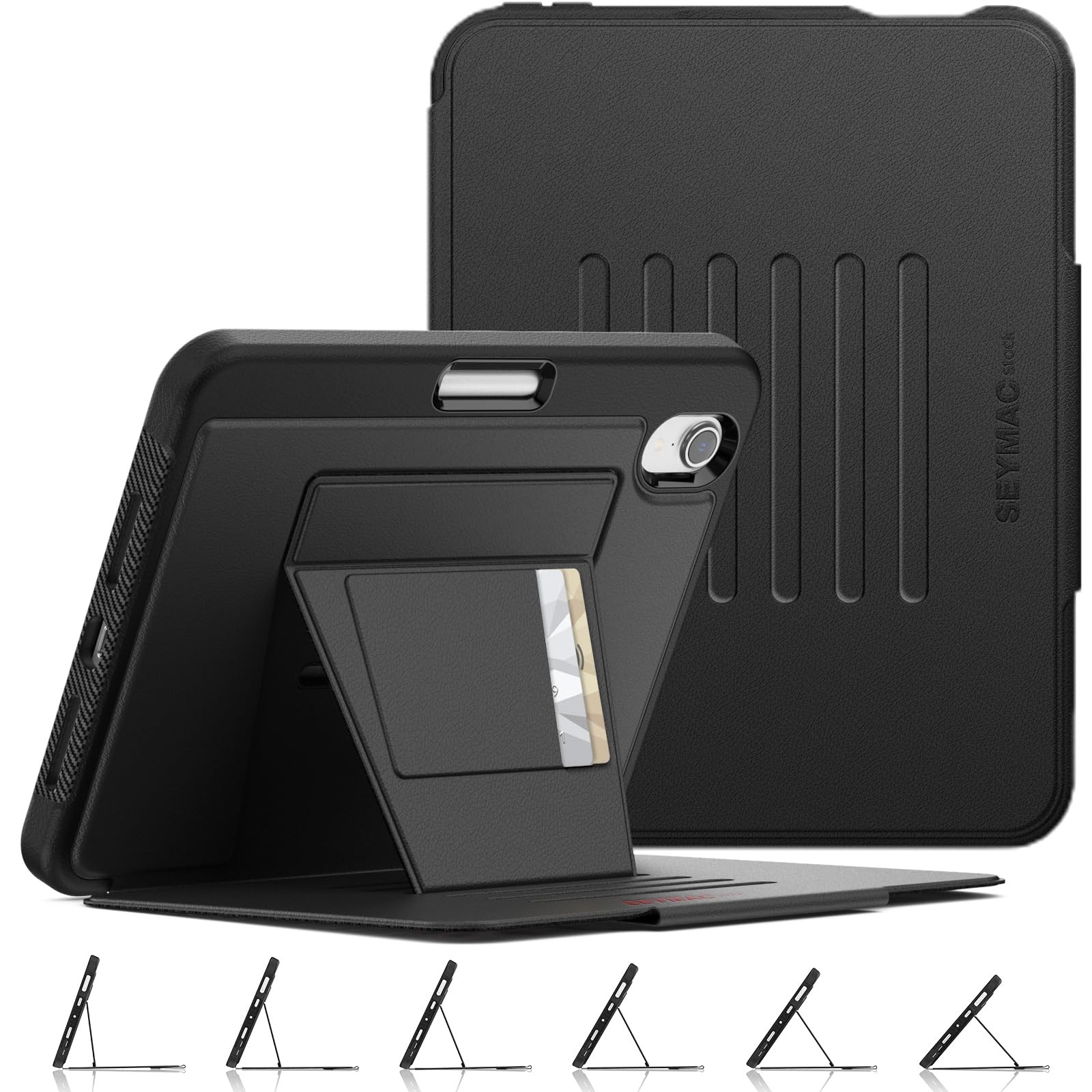 SEYMAC stock Case for iPad mini 7 (A17 Pro)/ Mini 6 8.3'', Powerful Magnetic Aut