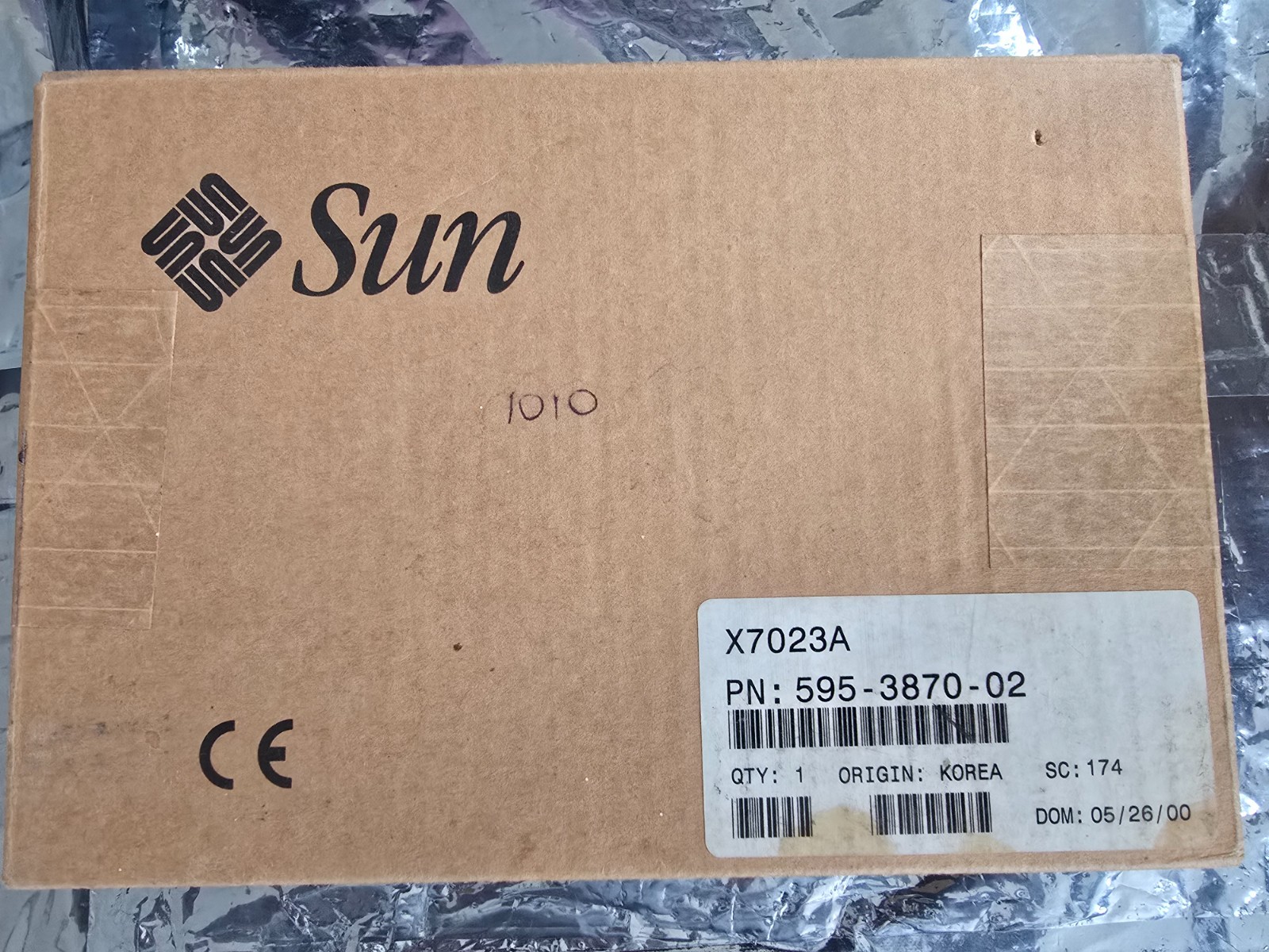 Sun Microsystems X7023A 1GB Memory Kit 8x128MB 595-3870-02 NOS Sealed