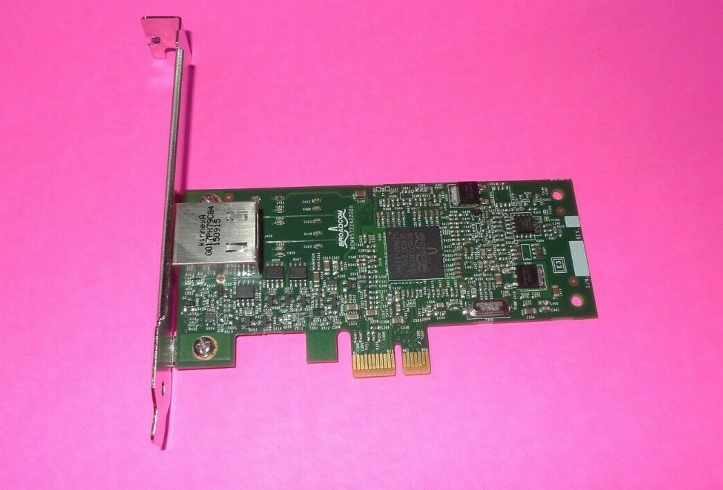New Genuine Dell Broadcom 1Gb Ethernet Single Port NIC Network PCI-E Card XK104